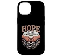 Hope Grows Underground Gardener Activist Community Case for iPhone 14