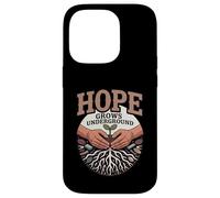 Hope Grows Underground Gardener Activist Community Case for iPhone 14 Pro