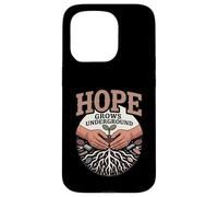 Hope Grows Underground Gardener Activist Community Case for iPhone 15 Pro