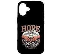 Hope Grows Underground Gardener Activist Community Case for iPhone 16