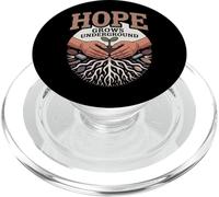 Hope Grows Underground Gardener Activist Community PopSockets PopGrip for MagSafe