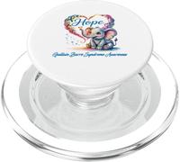 Hope Guillain Barre Syndrome Awareness Elephant PopSockets PopGrip for MagSafe