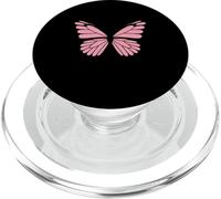 Hope Has Wings Pink Butterfly Inspirational Quote PopSockets PopGrip for MagSafe