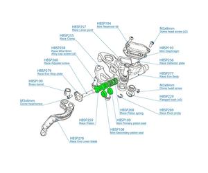 Hope Hbsp259 Race/race Evo/trial Zone Piston Kit One Size Silver