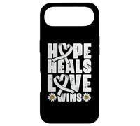 Hope Heals Love Wins - Lung cancer awareness Case for iPhone Air