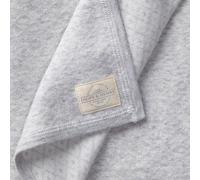 Hope & Henry Layette Diamond Jacquard Knit Blanket - Grey - One size