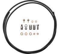 Hope Hydraulic Brake Hose Plain 1m Length Black - Black , 5mm Dia x 50cm Length