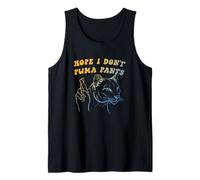 Hope I Don't Puma Pants Funny Cat Pun Apparel Tank Top