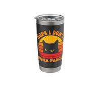 Hope I Don't Puma Pants Funny Unhinged Puma Cat Pun Stainless Steel Insulated Tumbler