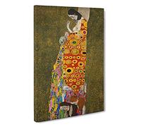 Hope Ii By Gustav Klimt Canvas Print for Living Room Bedroom Home Office Décor, Wall Art Picture Ready to Hang, 30 x 20 Inch (76 x 50 cm)