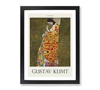 Hope Ii By Gustav Klimt Exhibition Museum Painting Framed Print | A3 Black Framed Wall Art | Ready to Hang | Modern Historical Picture | Living Room Bedroom Lounge Office