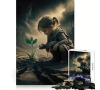 Hope in A Desolate World 1000 Pieces Puzzles for Teenagers Serene Game Smooth Joint Pattern Build (38x52cm)