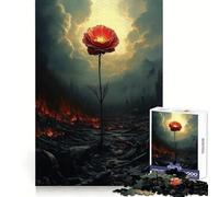 Hope in Ashes Puzzles for Adults 1000 Piece Cognitive Train Perfect Connection Pattern Build Art Display (38x52cm)