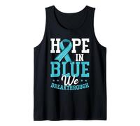Hope in Blue We Breakthrough Prostate Cancer Awareness Tank Top