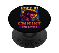 Hope in Christ Jesus Our Savior Christian Faith Men Women PopSockets Adhesive PopGrip