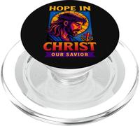 Hope in Christ Jesus Our Savior Christian Faith Men Women PopSockets PopGrip for MagSafe