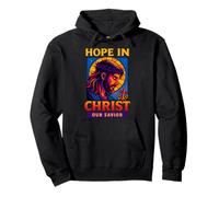 Hope in Christ Jesus Our Savior Christian Faith Men Women Pullover Hoodie