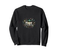 Hope In The Darkness Oncology Nurse Inspirational Gift Sweatshirt, Adult Unisex, Black, L