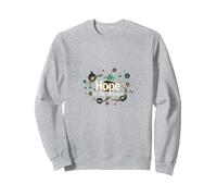 Hope In The Darkness Oncology Nurse Inspirational Gift Sweatshirt, Adult Unisex, Heather Grey, M