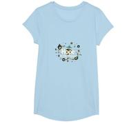 Hope in The Darkness Oncology Nurse Inspirational Gift T-Shirt, Girls, Baby Blue, Small