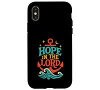 Hope in the Lord Anchor Isaiah 40:31 Christian Bible Verse Case for iPhone X/XS