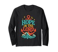 Hope in The Lord Anchor Isaiah 40:31 Christian Bible Verse Long Sleeve T-Shirt