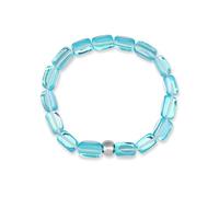 HOPE INSPIRED Mermaid Bracelet with Pebble Shaped Illuminating Glass Beads, One-Size-Fits-Most, Glass, glass