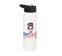Hope is Making A Comeback Patriotic American Flag Stainless Steel Insulated Water Bottle