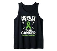 Hope is Stronger Than Cancer Lymphoma Awareness Tank Top
