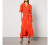 Hope & Ivy Alana Chiffon Maxi Dress
