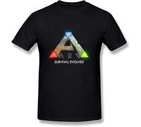 Hope Johnson Men's Ark Survival Evolved T-Shirt Graphic Unisex Black Tee(Medium)