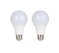 Hope lamps E27 3W 220V Plastic Wrapped Aluminum Screw Mouth LED Super Bright Energy-Saving Household Bulb lamp 300LM 2pcs Yellow Light