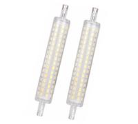 Hope lamps R7s Led Floodlight Horizontal Plug-in Lamp 5w/10w（2pcs）(78MM-5W-64 beads/110V Natural Light)
