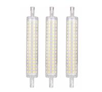 Hope lamps R7s Led Floodlight Horizontal Plug-in Lamp 5w/10w（3pcs）(118MM-10W-128 beads/110V Natural Light)