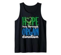 Hope Lives Through Organ Donation Awareness Tank Top