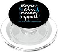 Hope Love Cure Support Prostate Cancer Awarness PopSockets PopGrip for MagSafe