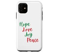 Hope love joy peace Cute Advent Christian Christmas Case for iPhone 11
