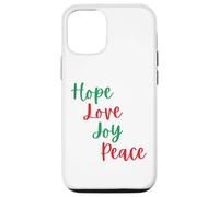 Hope love joy peace Cute Advent Christian Christmas Case for iPhone 12/12 Pro