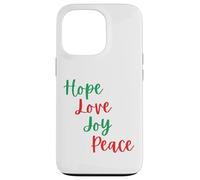 Hope love joy peace Cute Advent Christian Christmas Case for iPhone 13 Pro