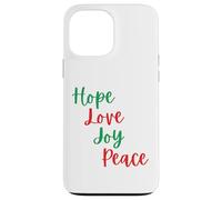 Hope love joy peace Cute Advent Christian Christmas Case for iPhone 13 Pro Max