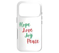 Hope love joy peace Cute Advent Christian Christmas Case for iPhone 17 Pro