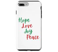 Hope love joy peace Cute Advent Christian Christmas Case for iPhone 7 Plus/8 Plus