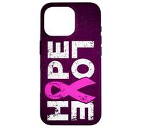 Hope Love - Sideways Distressed Breast Cancer Awareness Case for iPhone 16 Pro