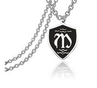 Hope Mikaelson Family Crest Pendant Necklace Vampire Jewelry, Stainless Steel, No Gemstone