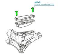 Hope Mono/mini/race Screw M3 x 8 mm Black