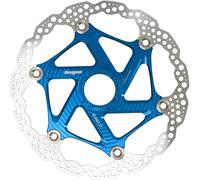 Hope MTB Floating Centre-Lock Disc Brake Rotor - 203mm, Center-Lock, Blue