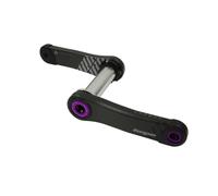 Hope No Spider Carbon 155mm Crankset in Purple 68/73mm