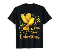 Hope Over Endometriosis Yellow Ribbon T-Shirt