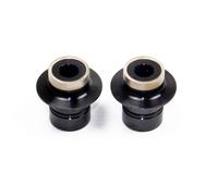 Hope Pro 2 Evo / Pro 4 / Pro 5 Front Hub Axle Conversion Kits - Black / 6 Bolt - 9mm Thru (RWS)