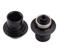 Hope Pro 2 Evo / Pro 4 / Pro 5 Front Hub Axle Conversion Kits - Black / 6 Bolt - Quick Release